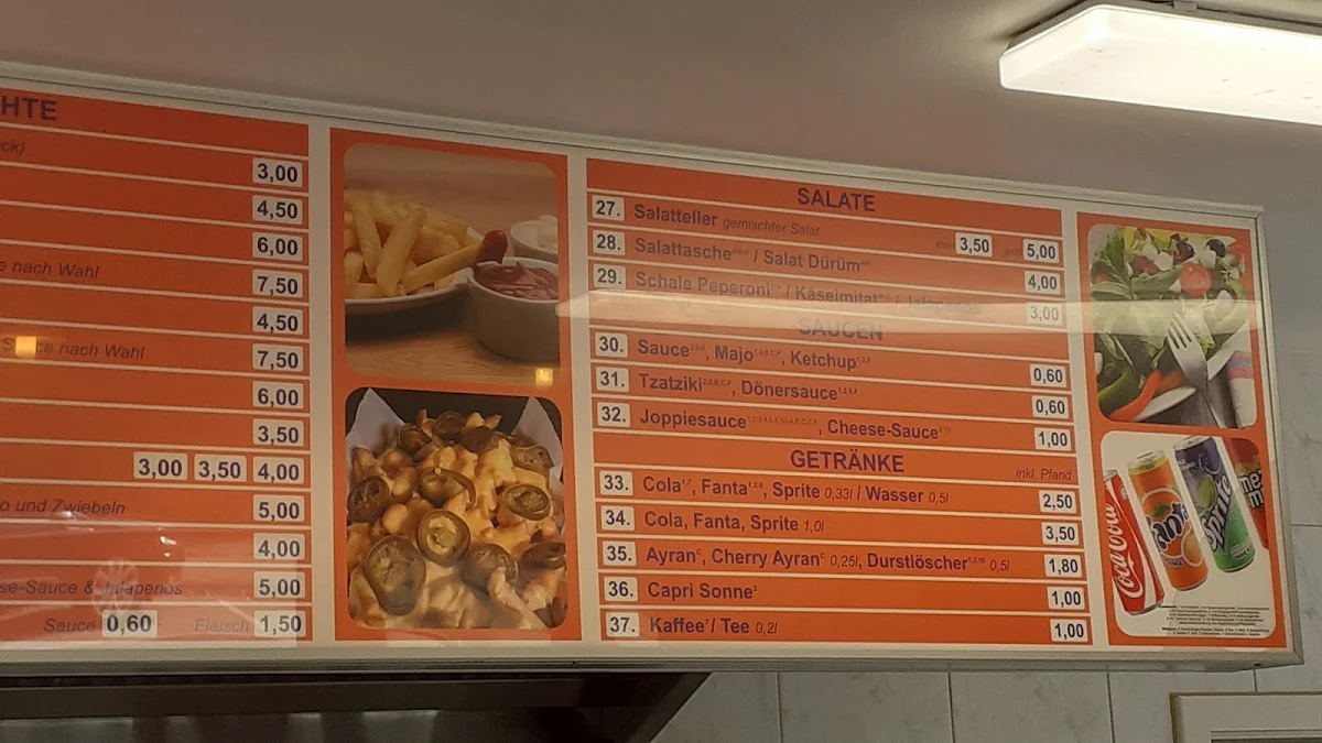Speisekarte, Römer Grill