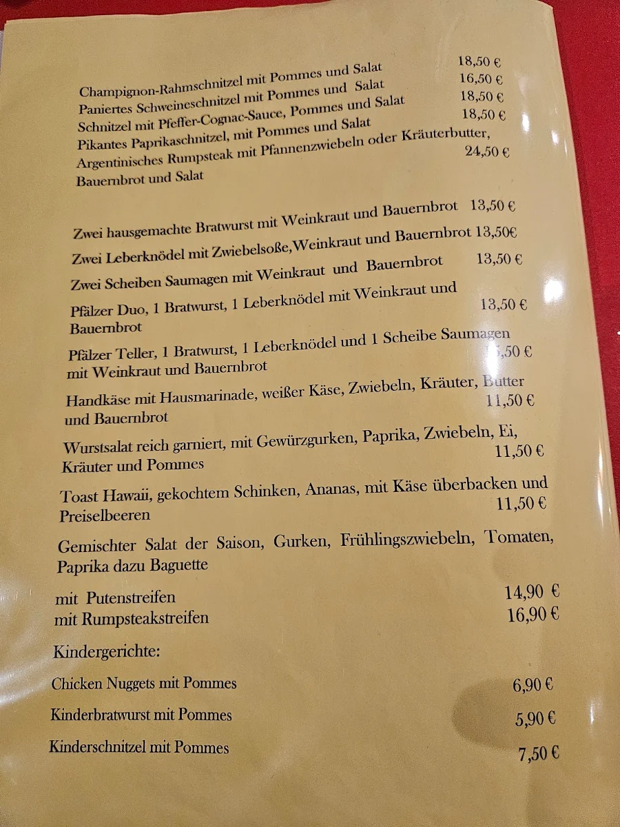 Speisekarte photo 4