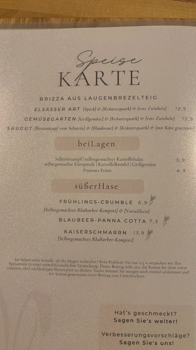 Speisekarte photo 4