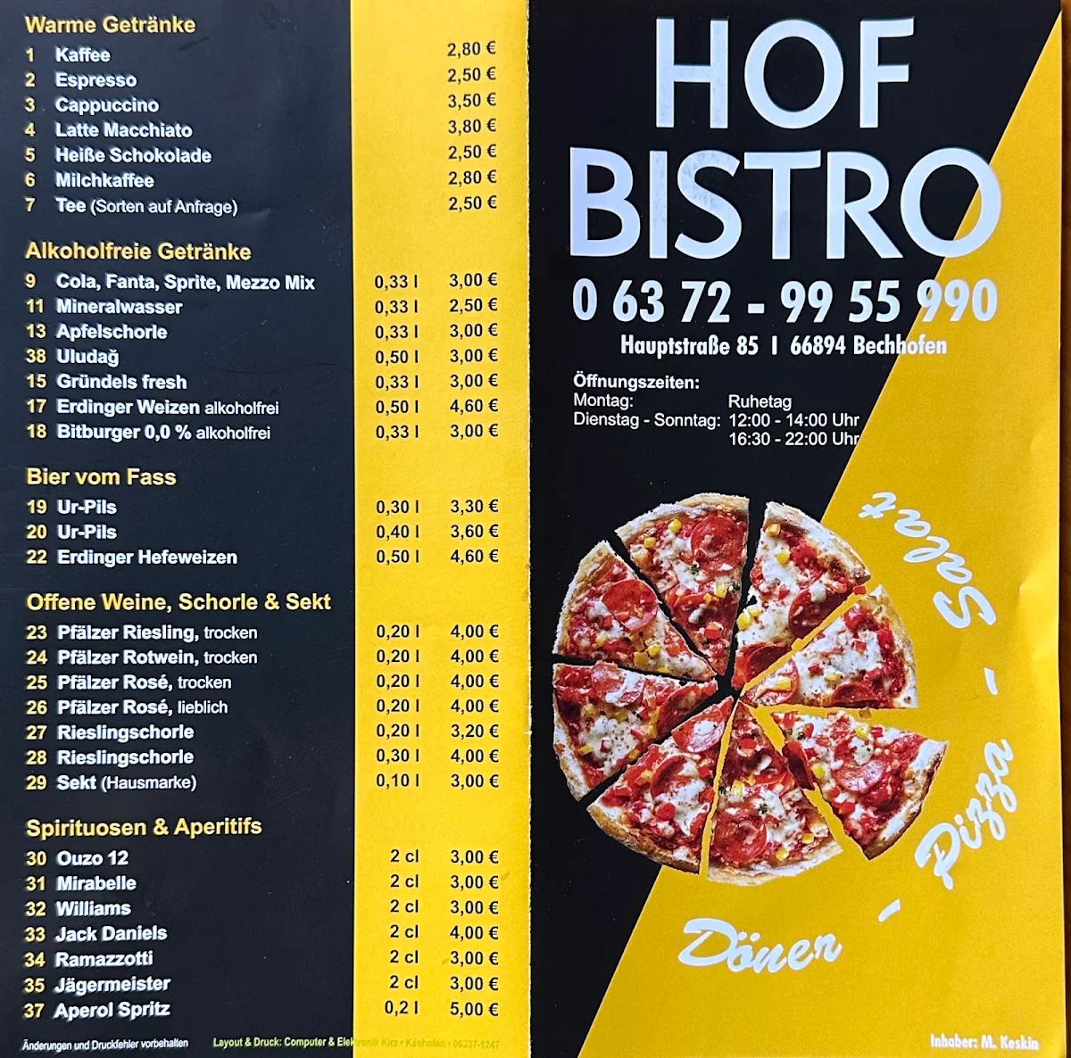 Speisekarte photo 1