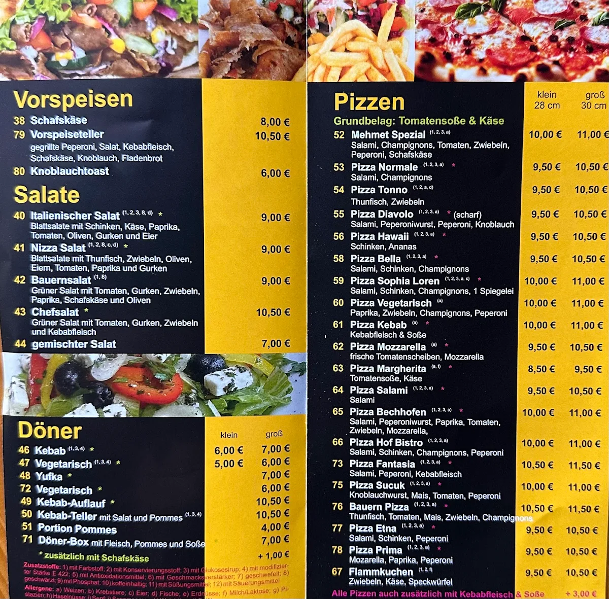 Speisekarte photo 2