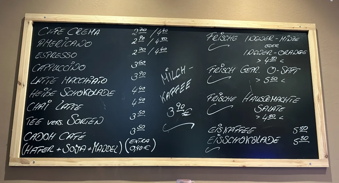Speisekarte photo 1