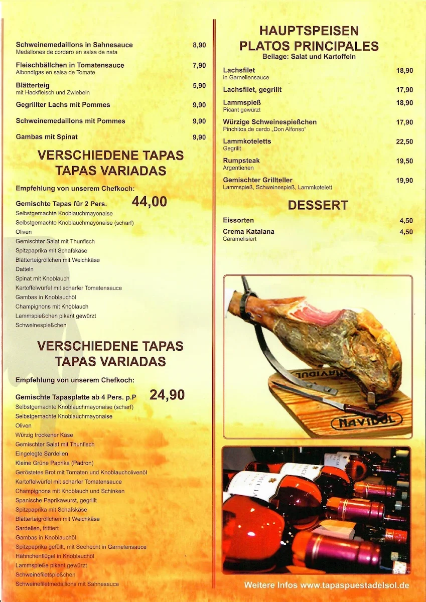 Speisekarte photo 2
