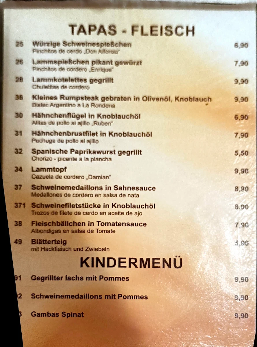 Speisekarte photo 3