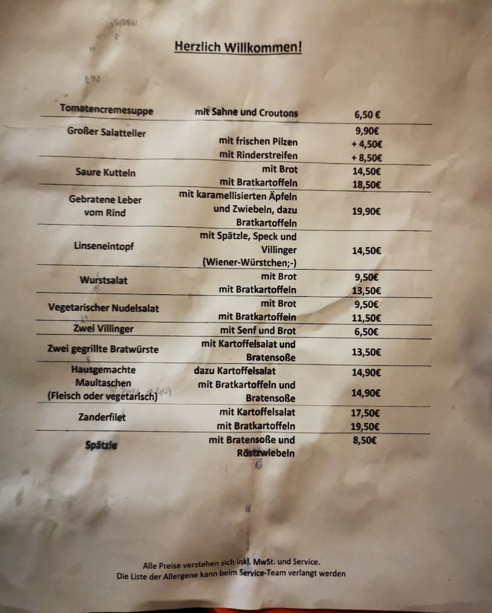 Speisekarte photo 1