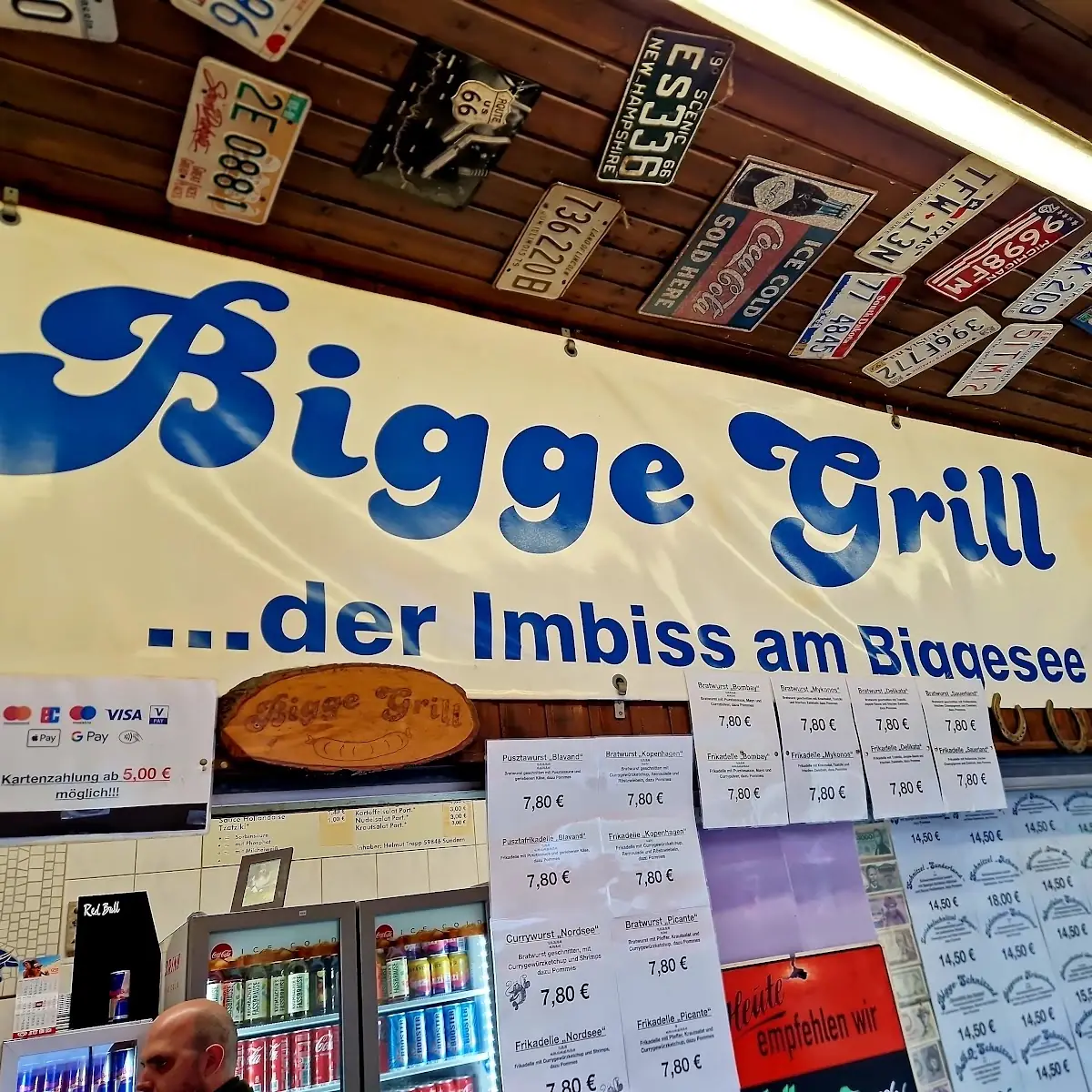 Speisekarte, Bigge Grill