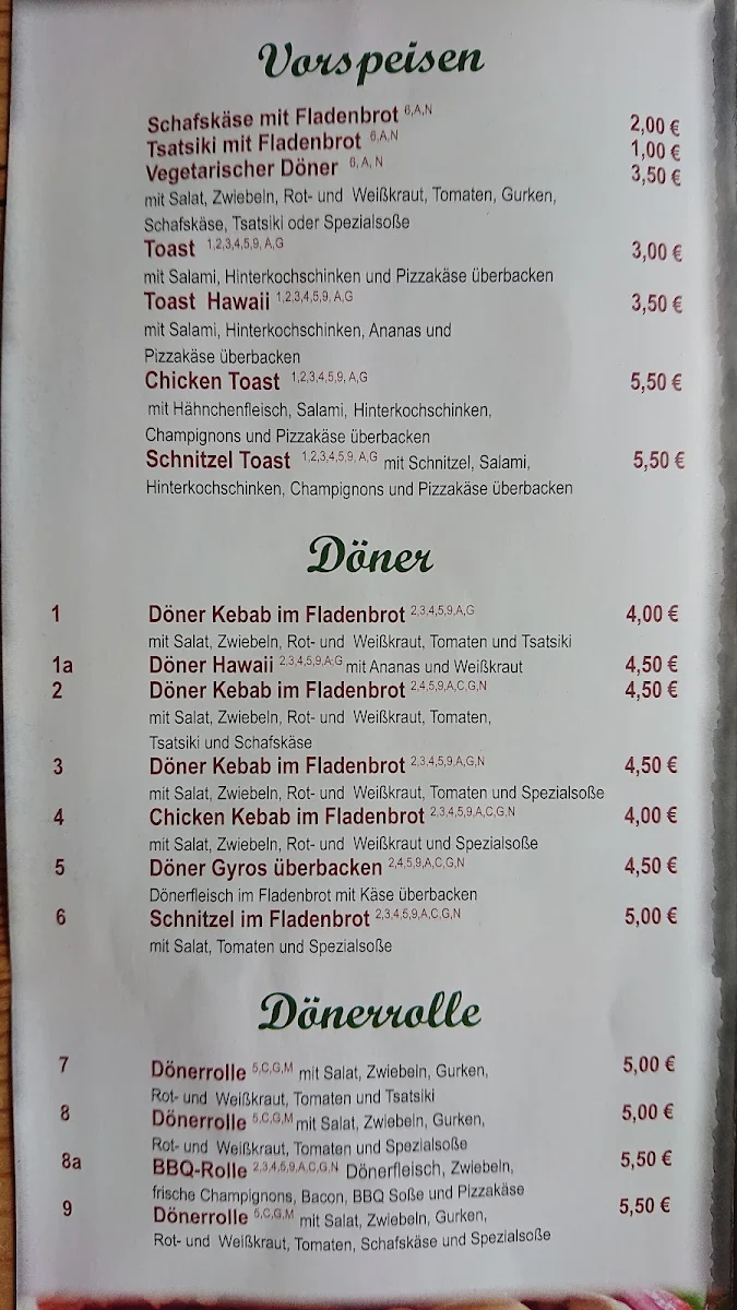 Speisekarte photo 4