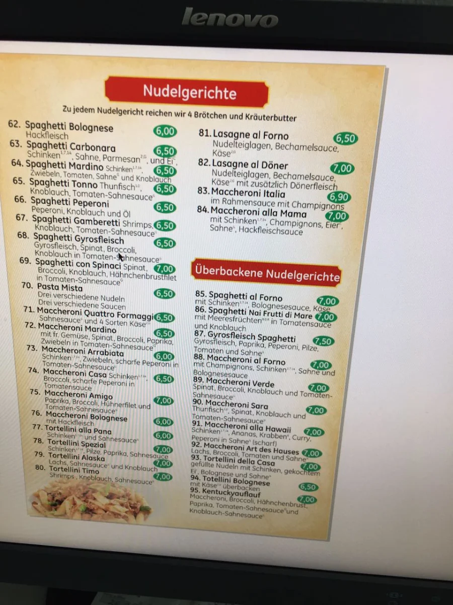Speisekarte, Pizzeria La Casa | Lieferdienst für Pizza & Döner Issum 🍕🥙