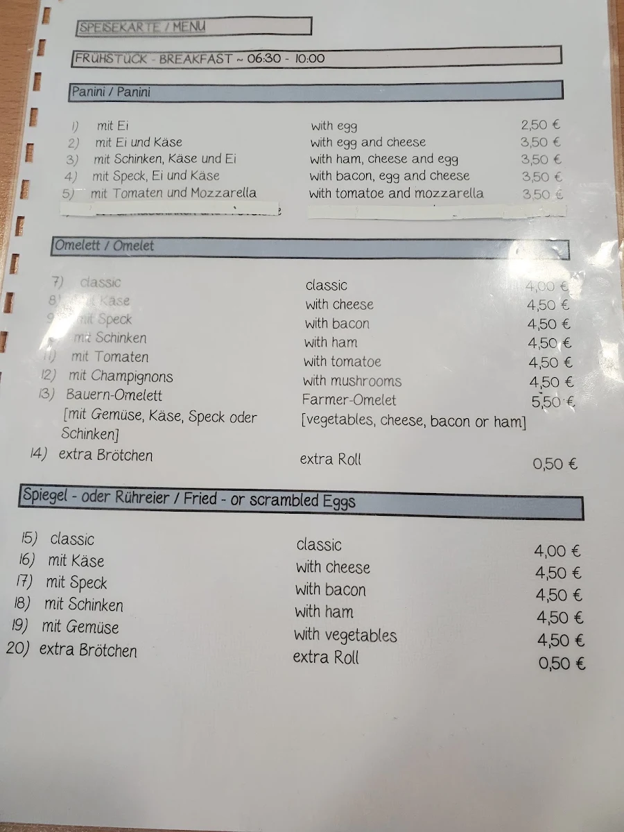 Speisekarte photo 4