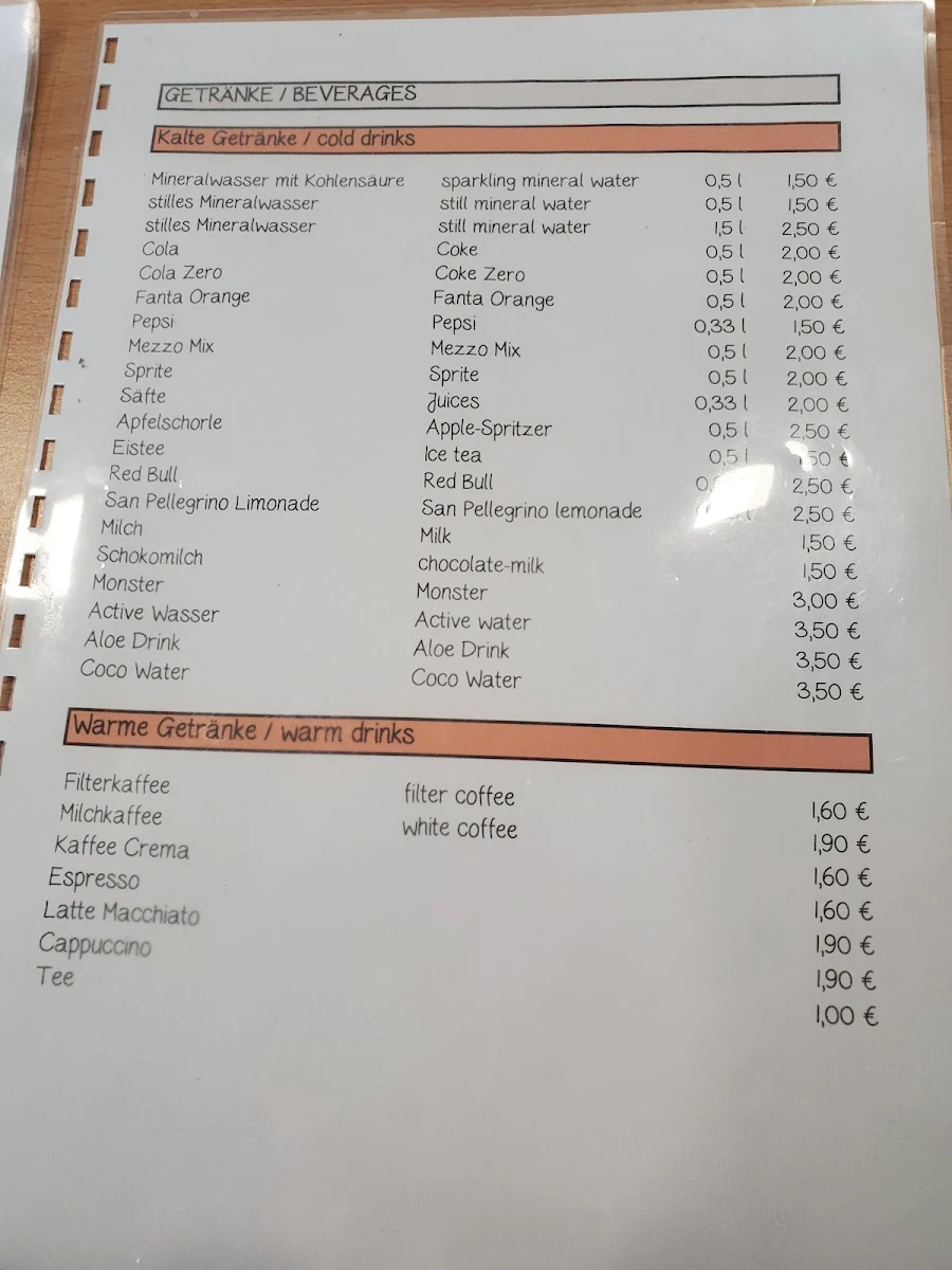 Speisekarte photo 5