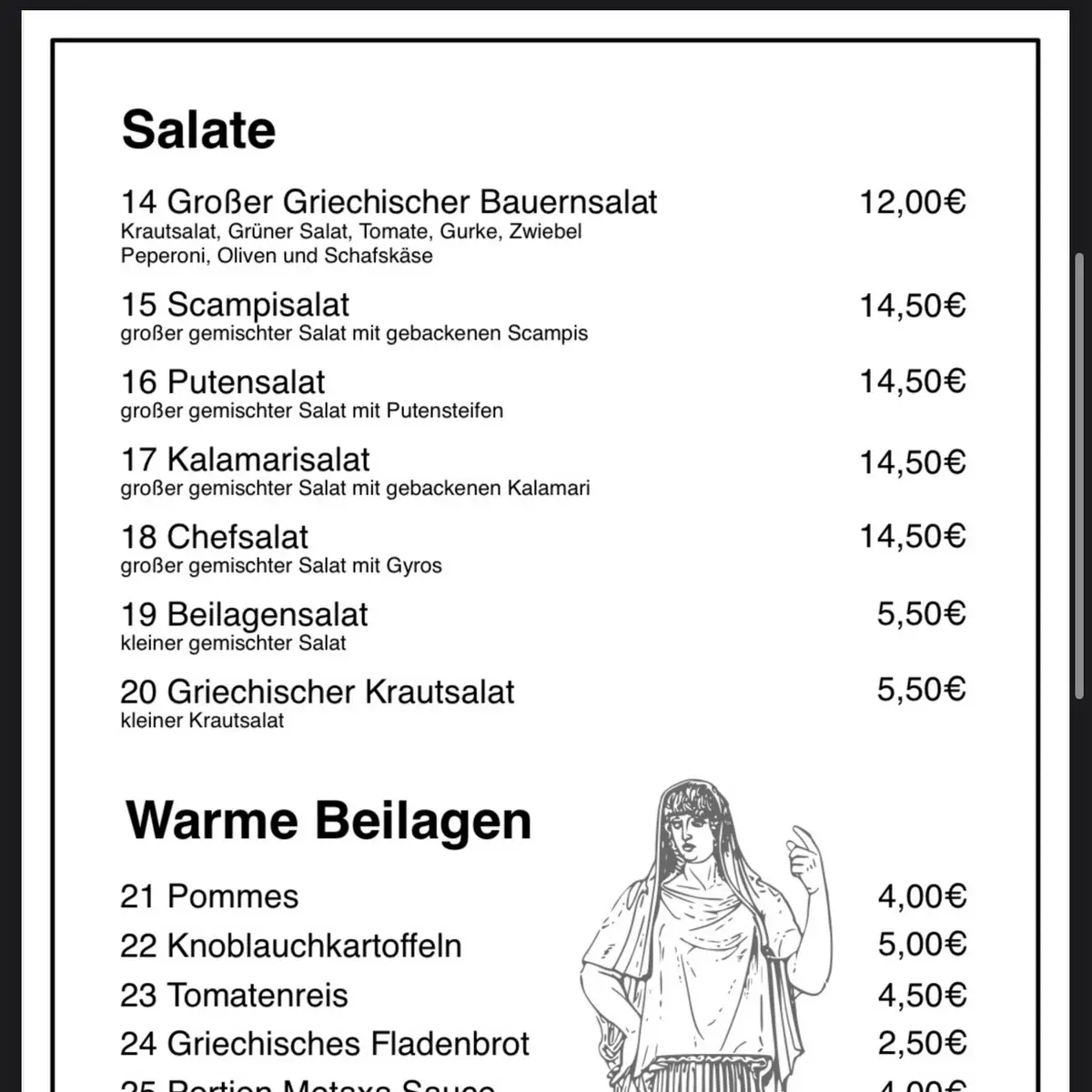 Speisekarte photo 3