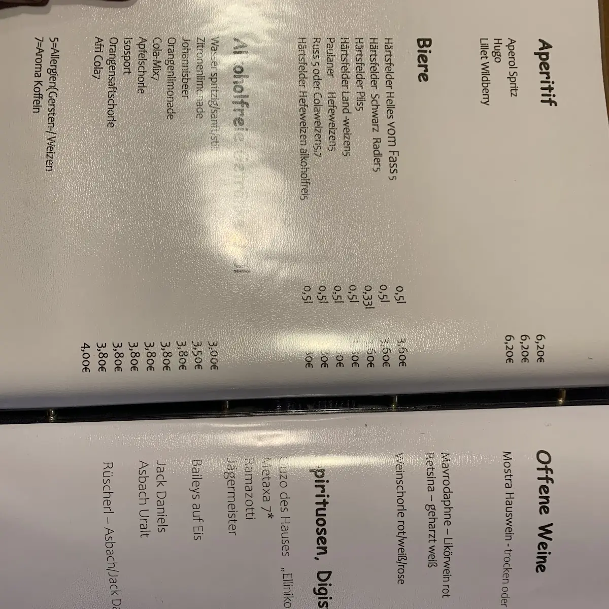 Speisekarte photo 9