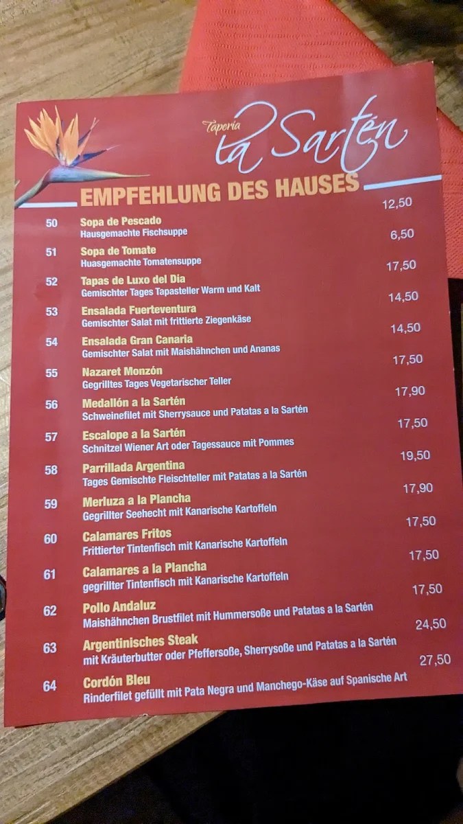 Speisekarte photo 1