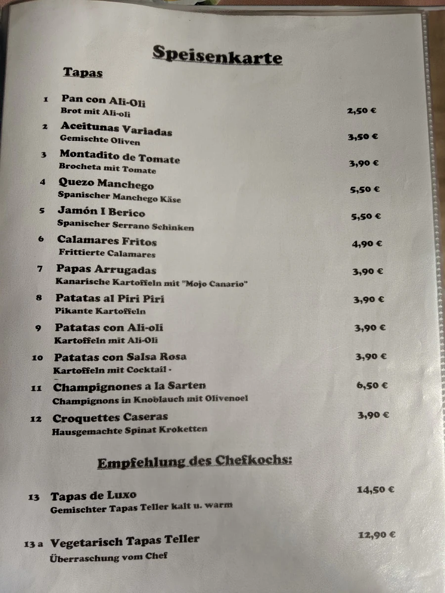 Speisekarte photo 5