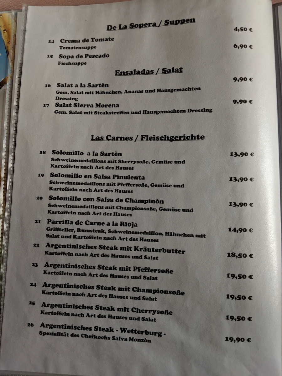 Speisekarte photo 8