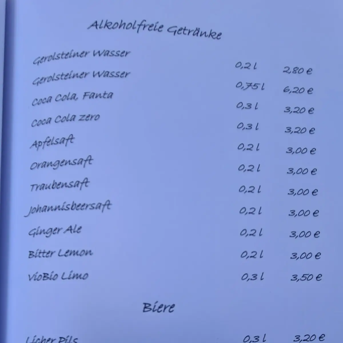 Speisekarte photo 7