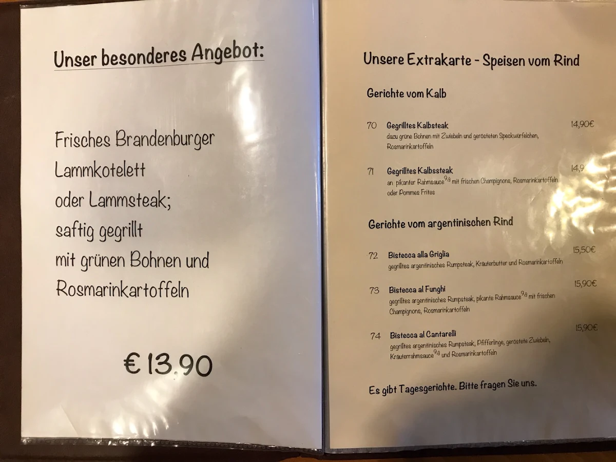 Speisekarte photo 5