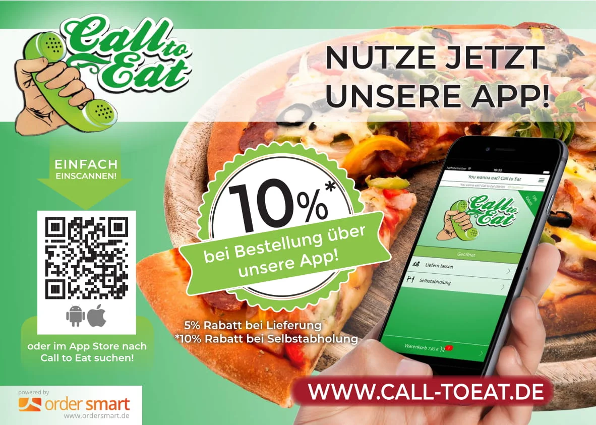 Speisekarte, Call to Eat Mariendorf Berlin