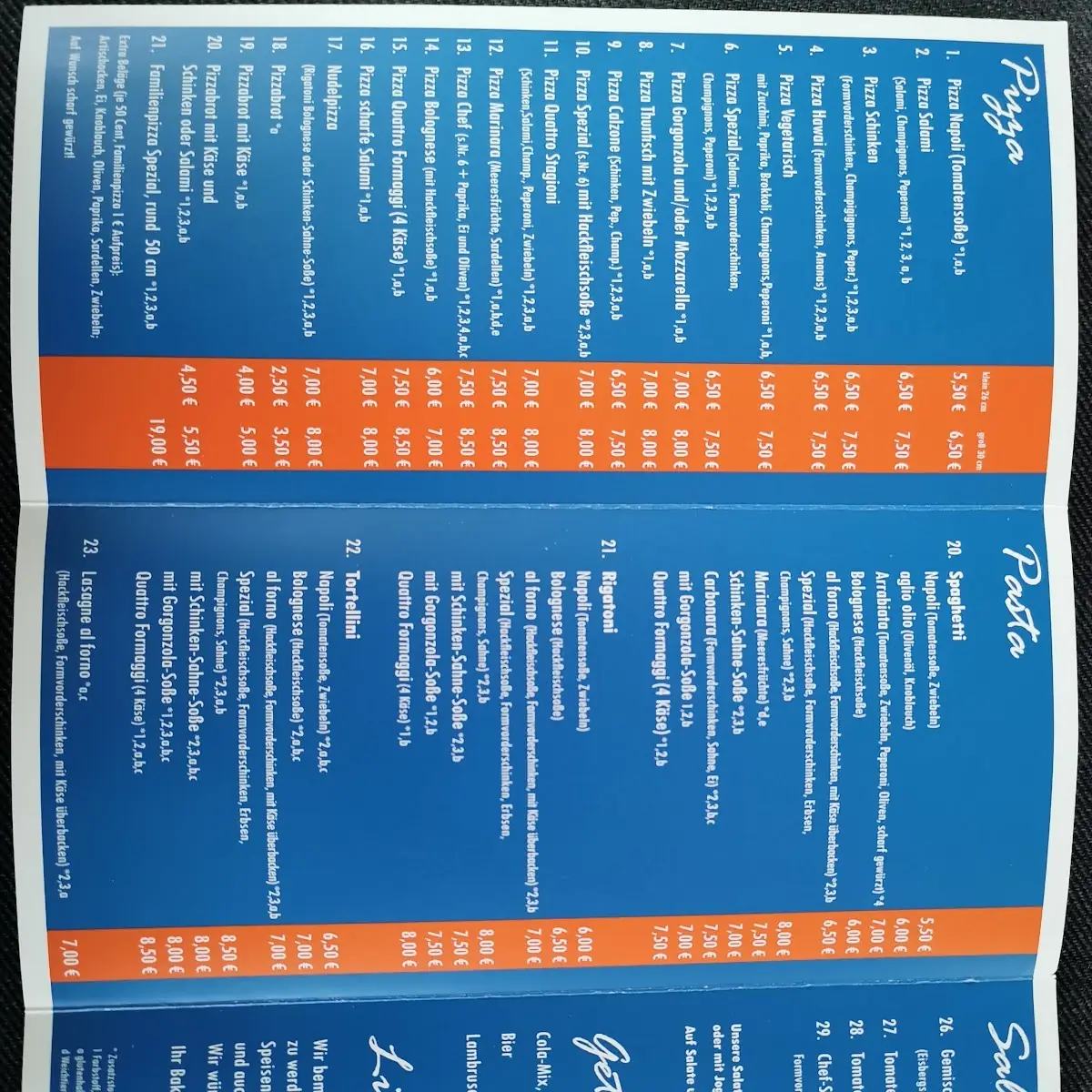 Speisekarte photo 2