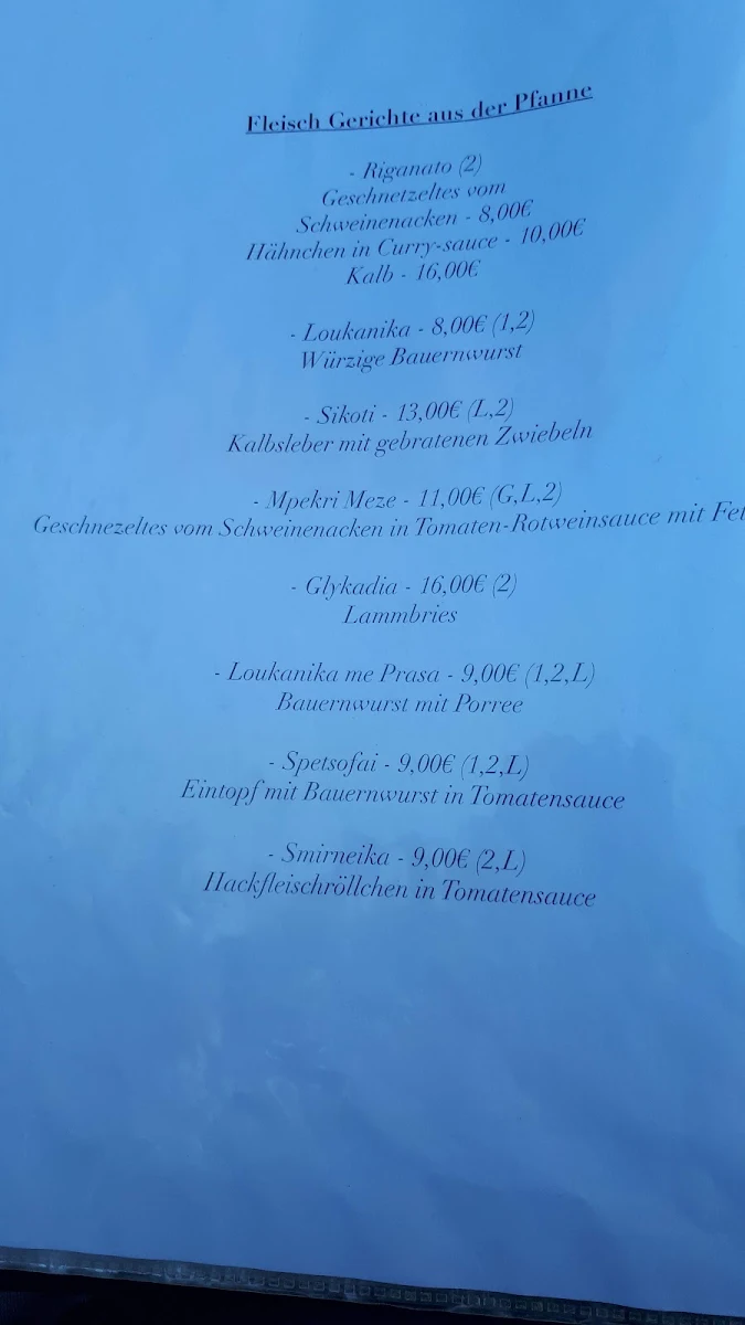 Speisekarte photo 5
