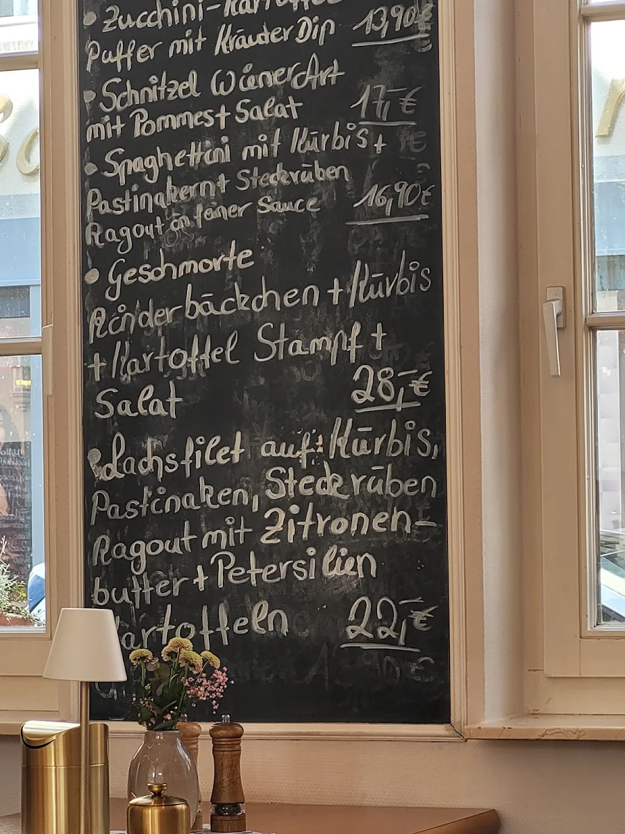 Speisekarte, Café Konditorei Im Amthof