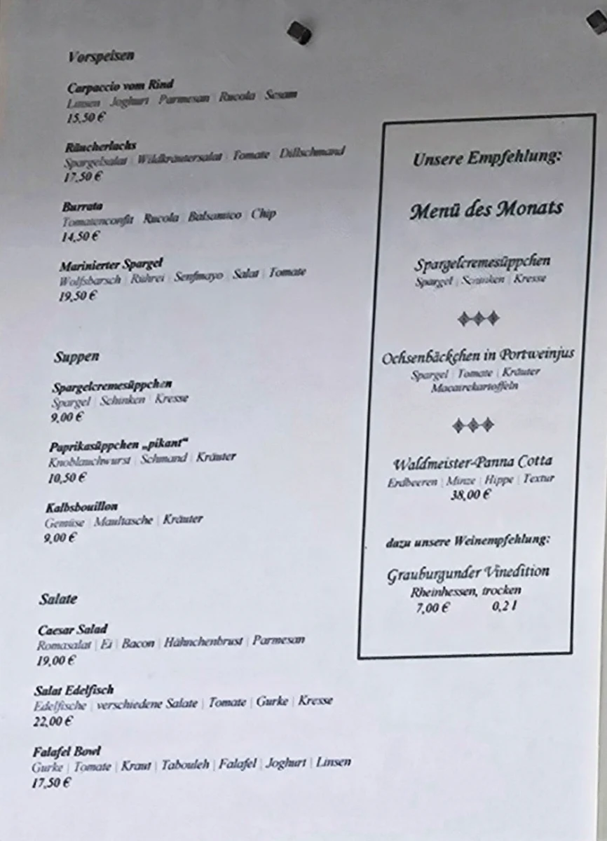 Speisekarte photo 1
