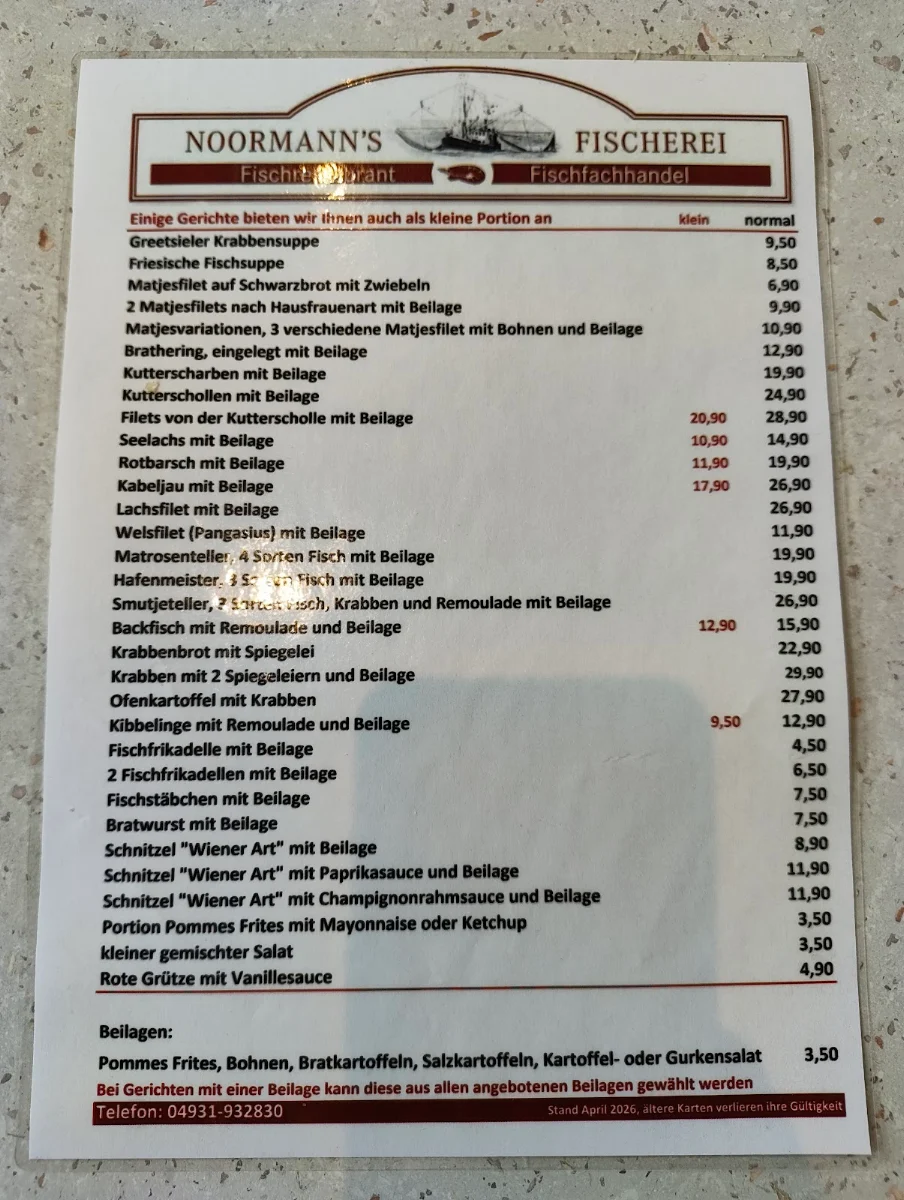 Speisekarte photo 4