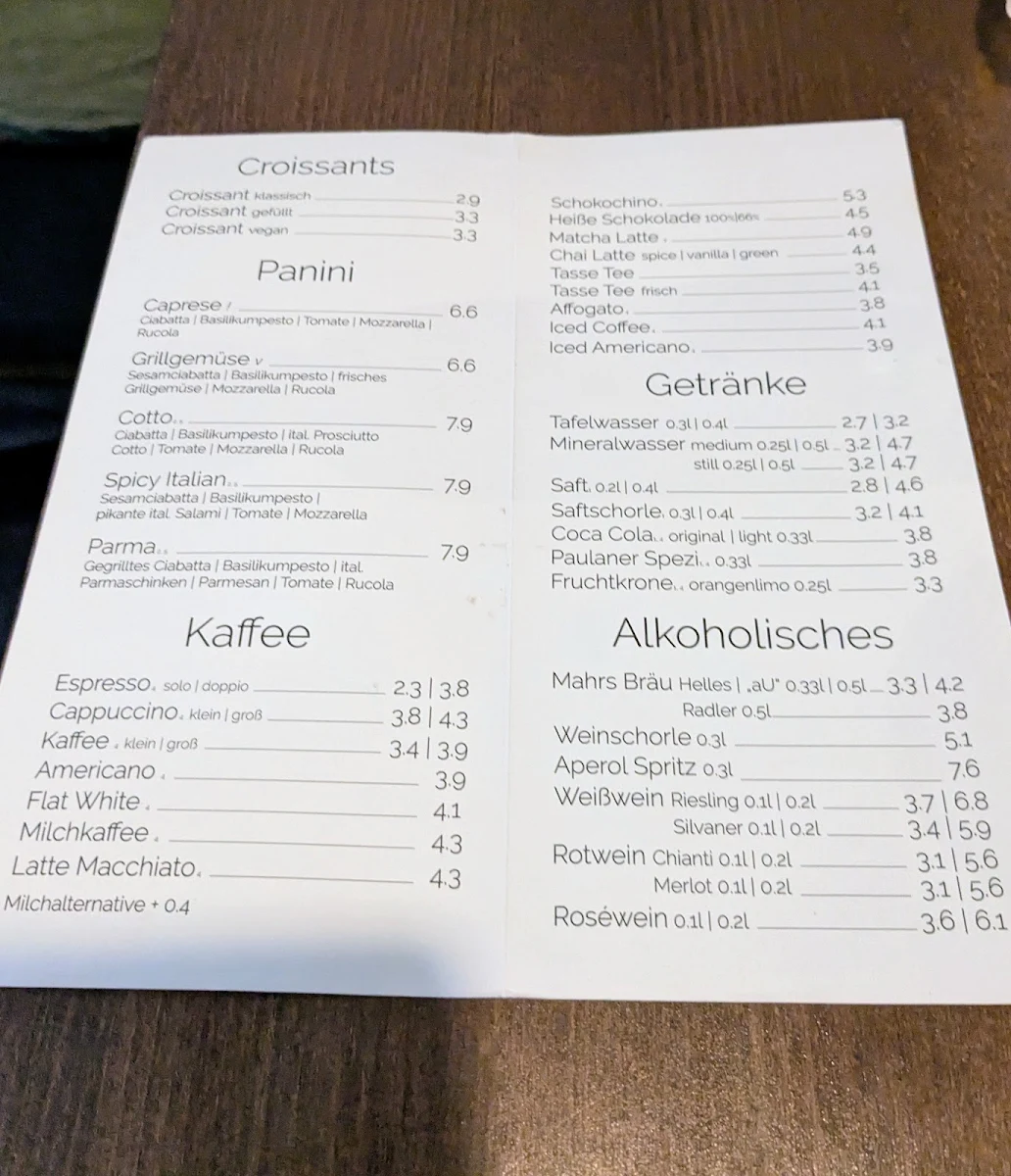 Speisekarte photo 2