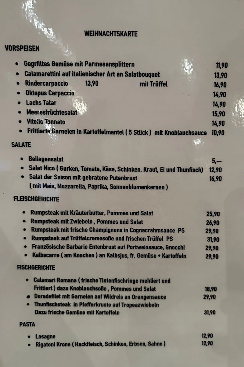 Speisekarte photo 1
