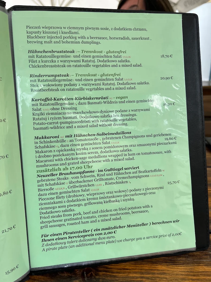Speisekarte photo 4