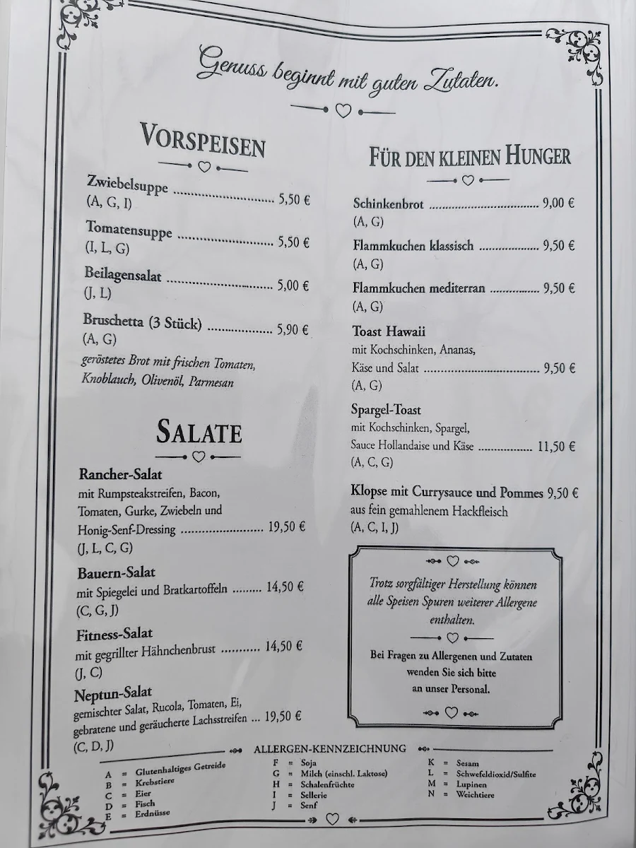 Speisekarte photo 1