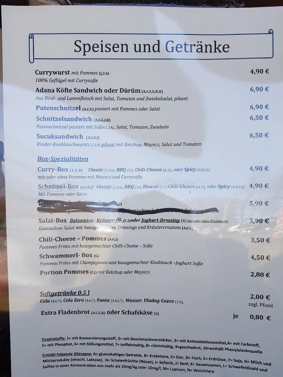 Speisekarte photo 3