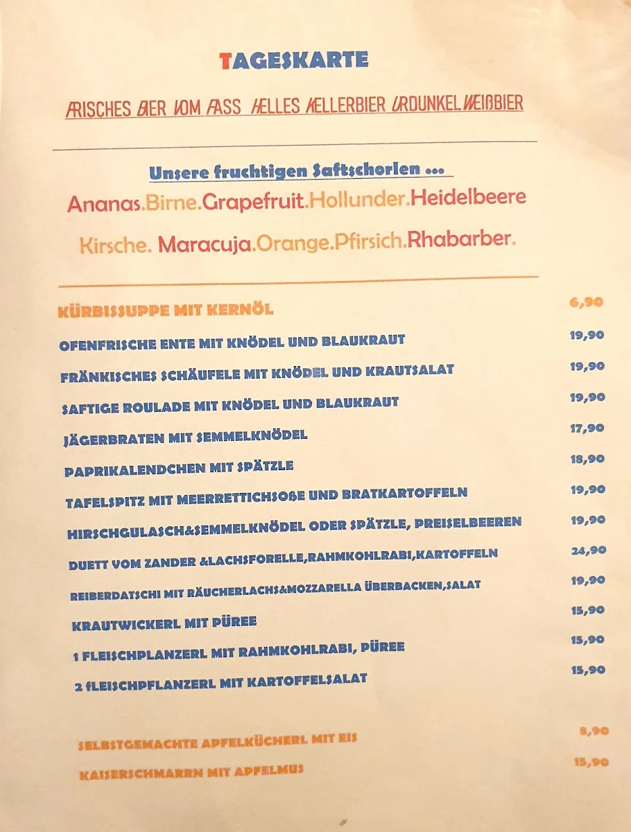 Speisekarte photo 3