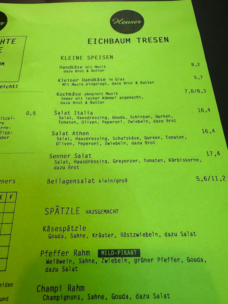 Speisekarte photo 5