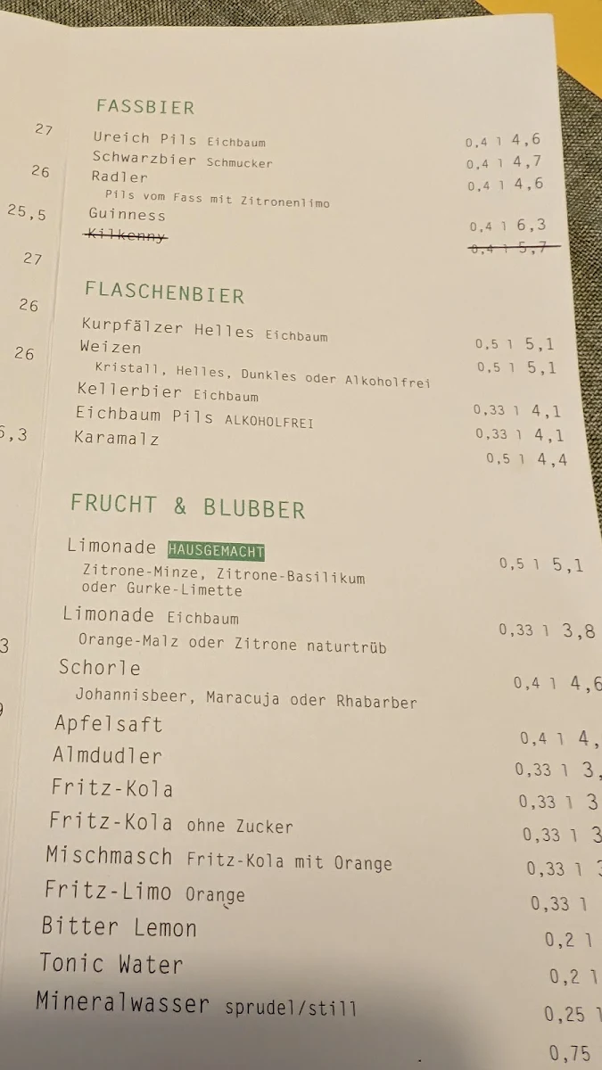 Speisekarte photo 9