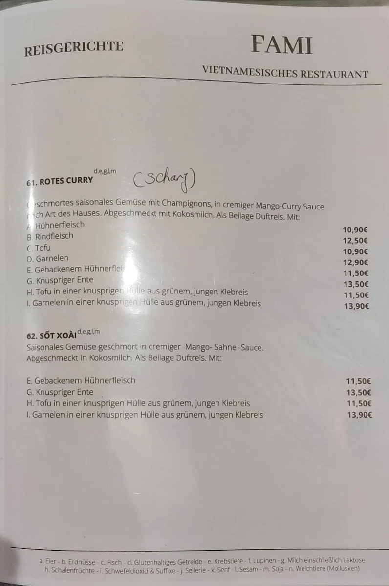 Speisekarte photo 3