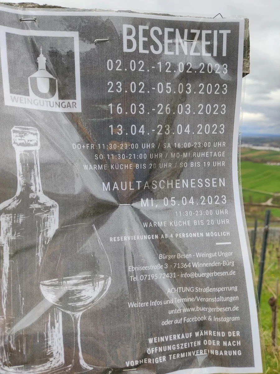 Speisekarte, Bürger Besen