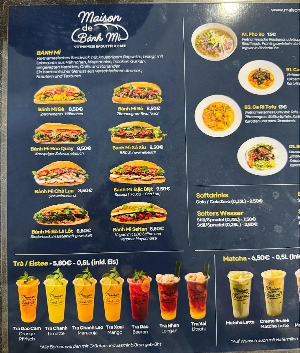 Speisekarte, Maison de Bánh Mì