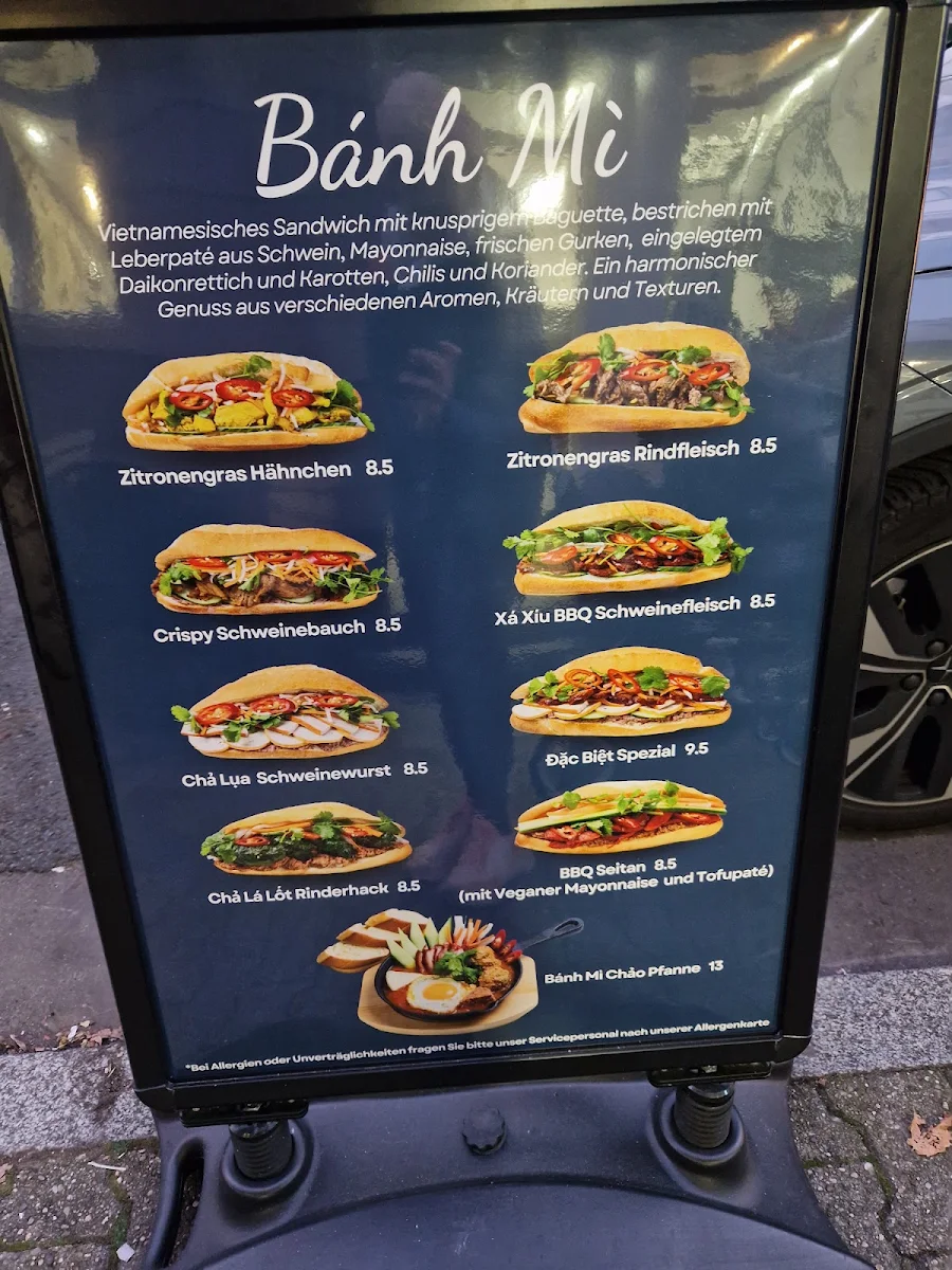 Speisekarte, Maison de Bánh Mì