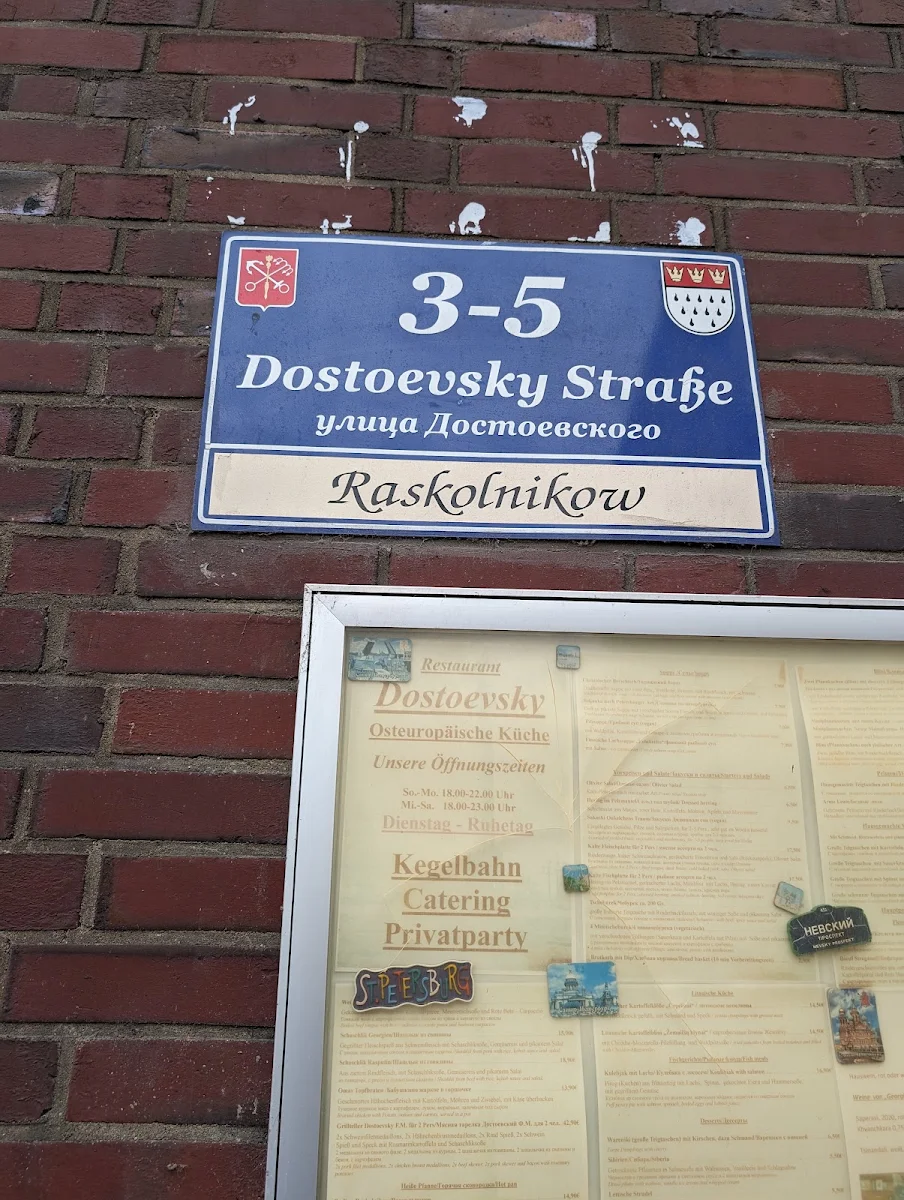 Speisekarte, Dostoevsky