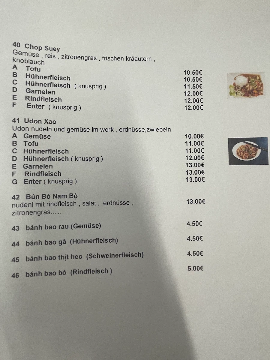 Speisekarte photo 2