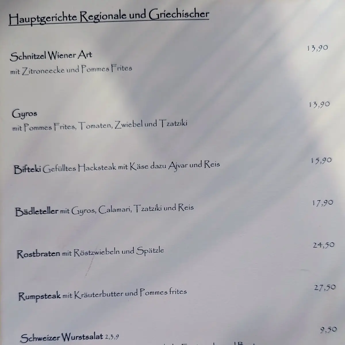 Speisekarte photo 8