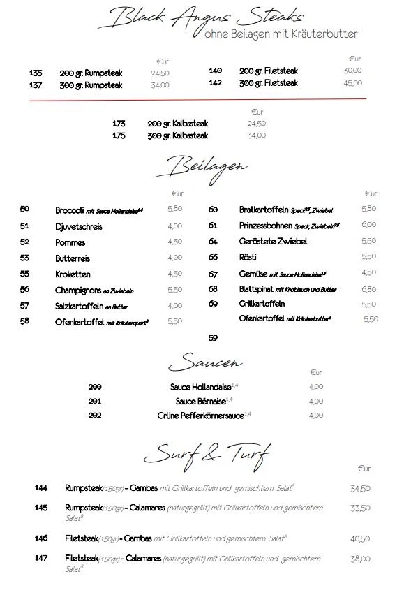 Speisekarte photo 1
