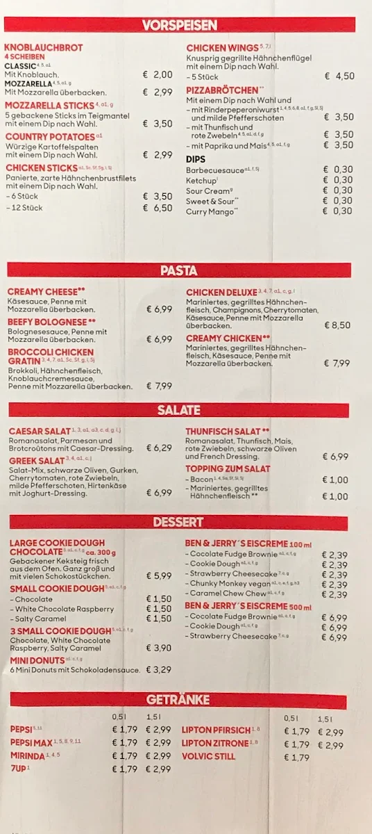 Speisekarte photo 1