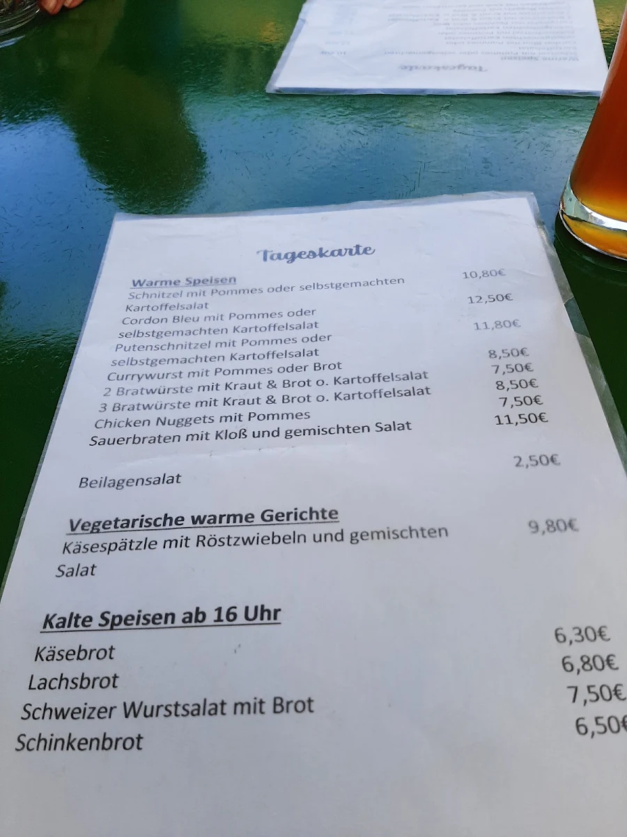 Speisekarte, Rast-Waggon Rupprechtstegen - Anita Regn