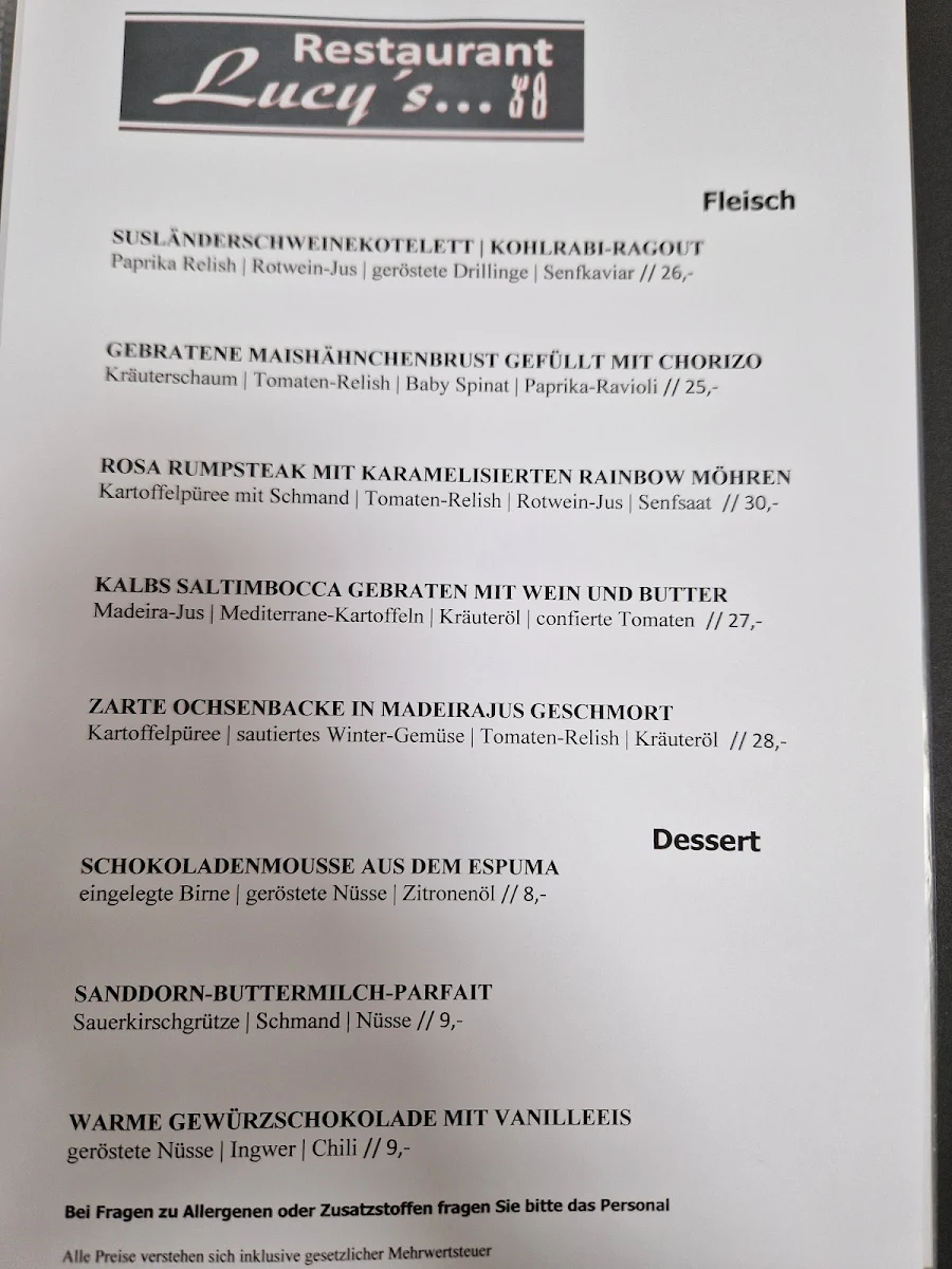 Speisekarte photo 2