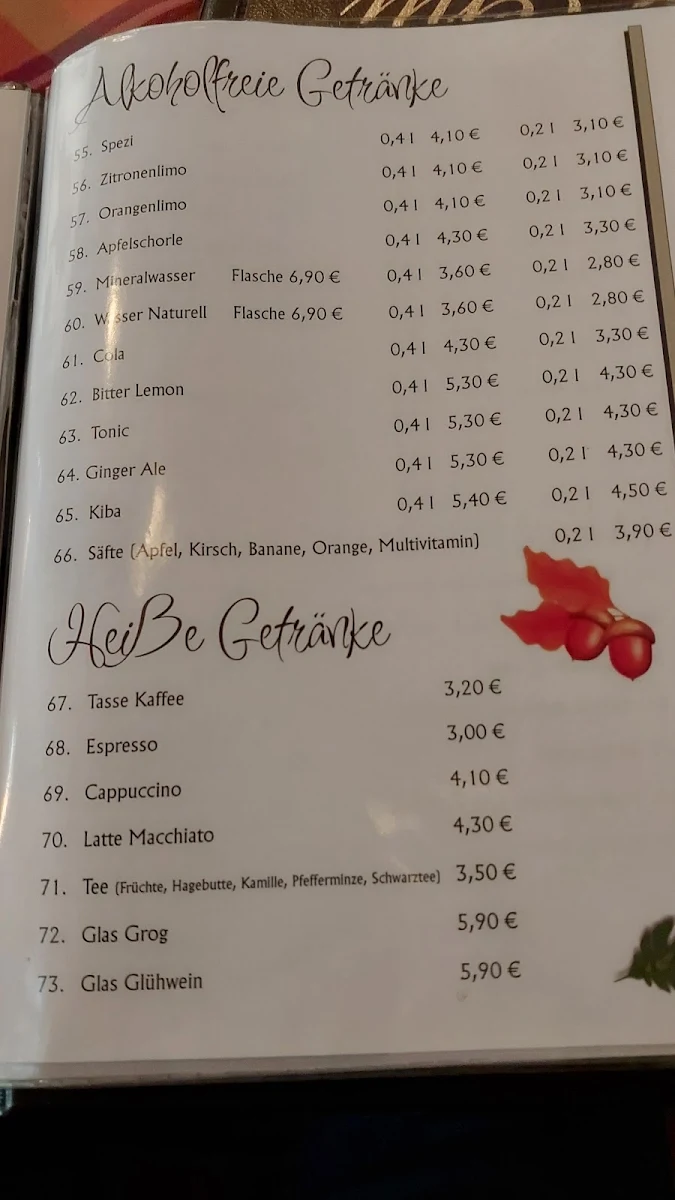 Speisekarte photo 4