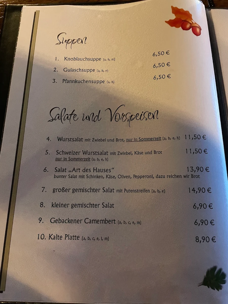 Speisekarte photo 8
