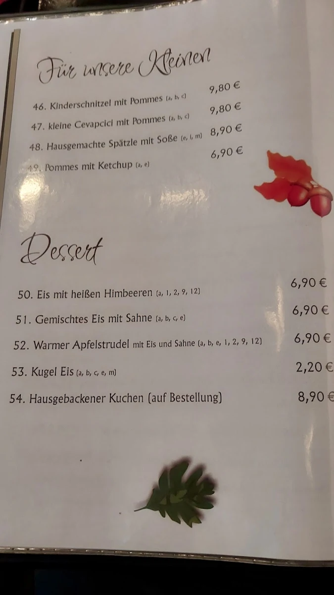 Speisekarte photo 9