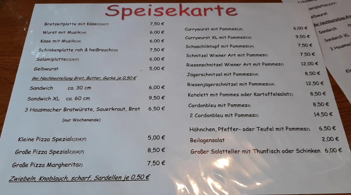 Speisekarte photo 3